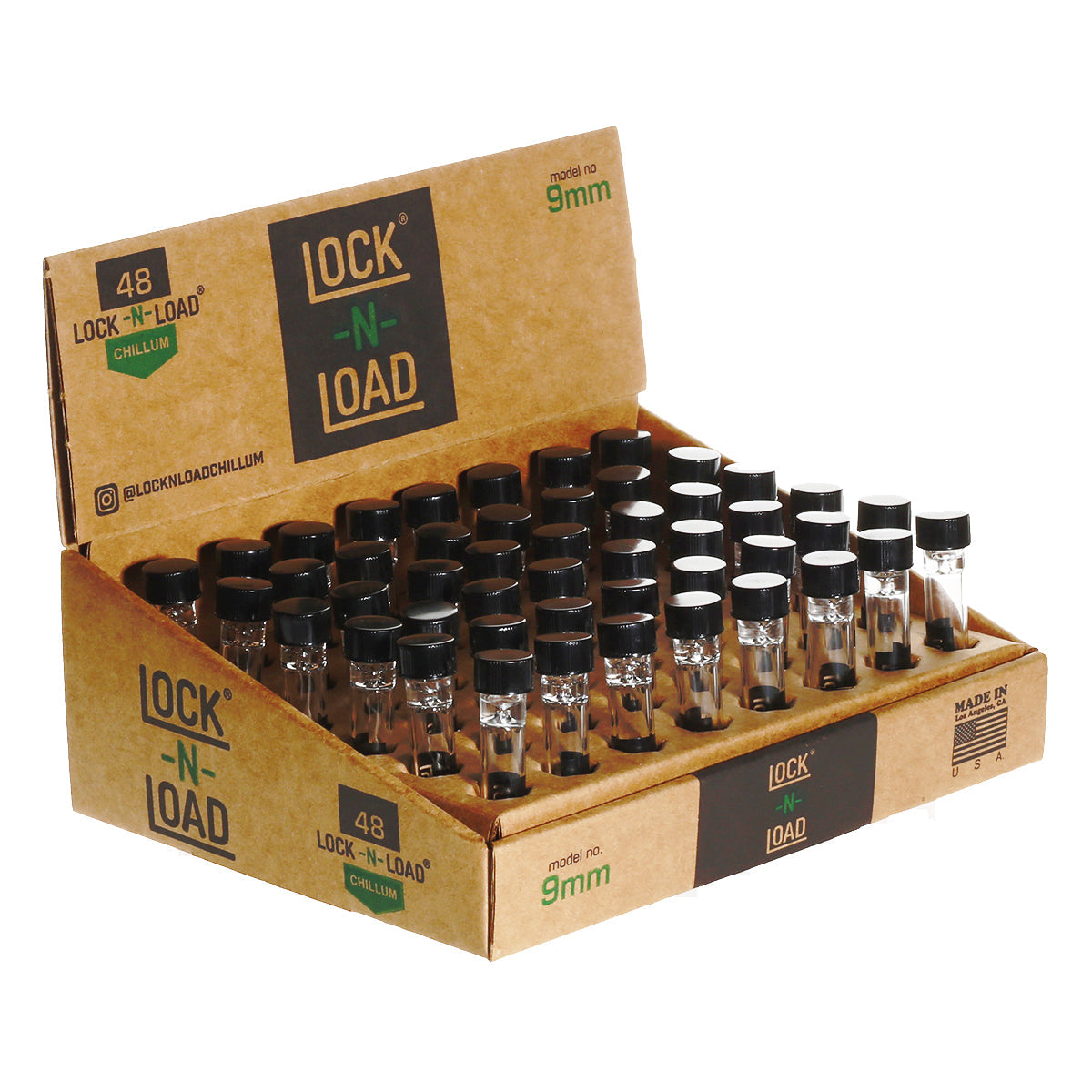 Lock-N-Load Chillum Display - 9mm